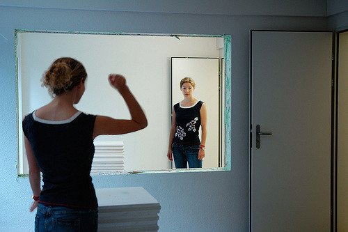 Girl in the mirror
