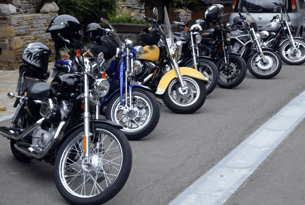 Motorcycles on Campus