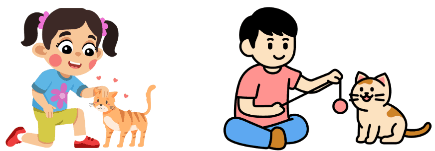 Safe Communication between child and cat