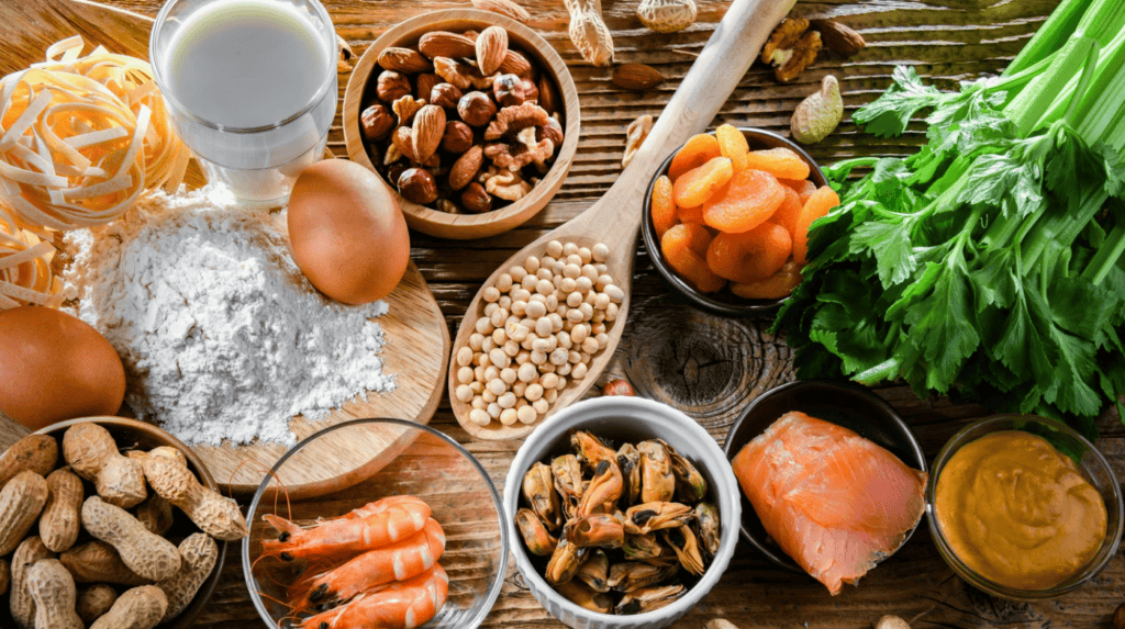 making an allergy-aware bake table