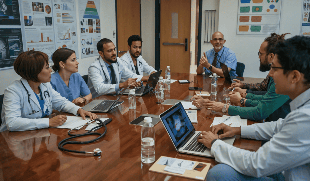 collaborative team performance in healthcare environments